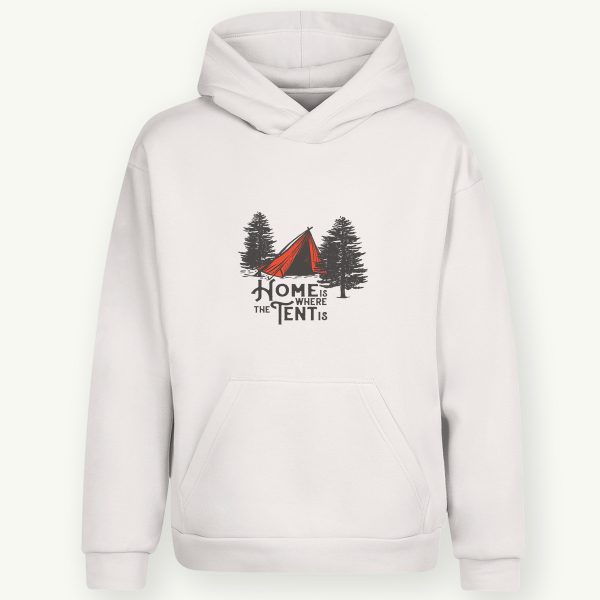 Home is Tent Kapşonlu Sweatshirt