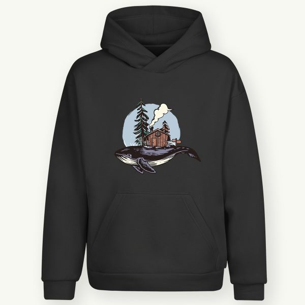 Whale Kapşonlu Sweatshirt