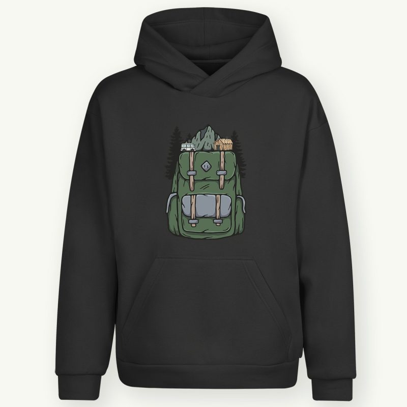 Let’s Go Camp Kapşonlu Sweatshirt