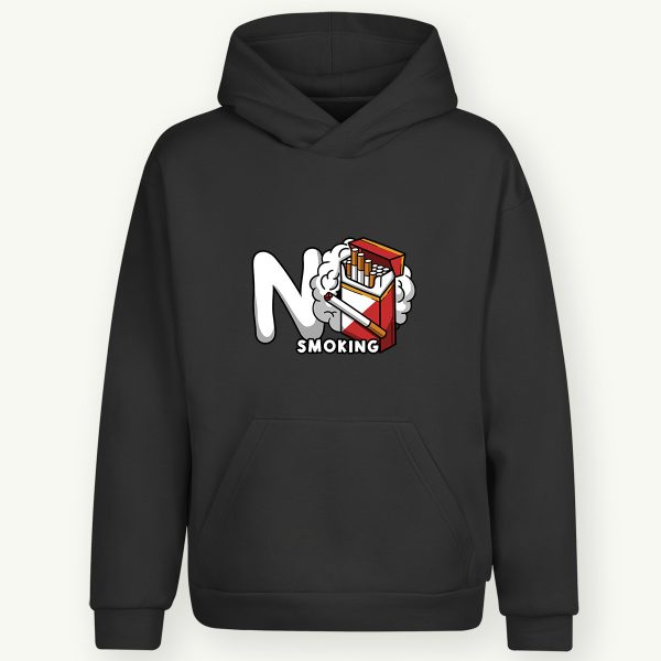 No Smoking Kapşonlu Sweatshirt