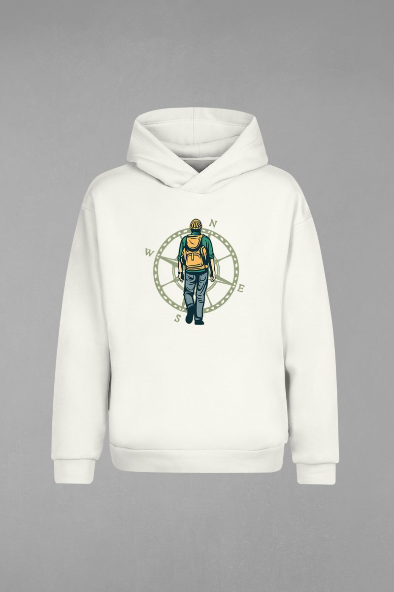 Pusula Kapşonlu Sweatshirt