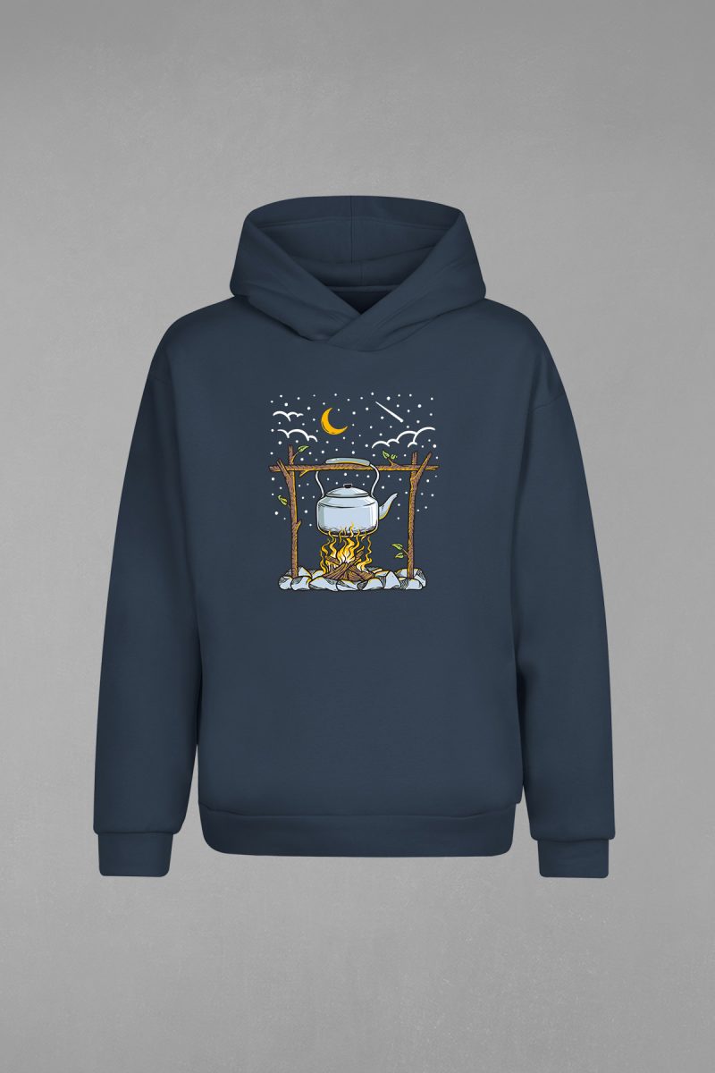 Tea Pot Kapşonlu Sweatshirt
