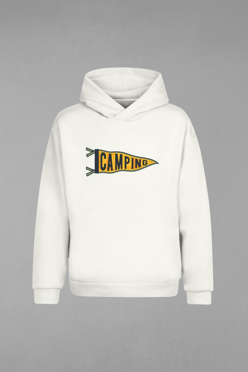 Bandera del Campamento Kapşonlu Sweatshirt