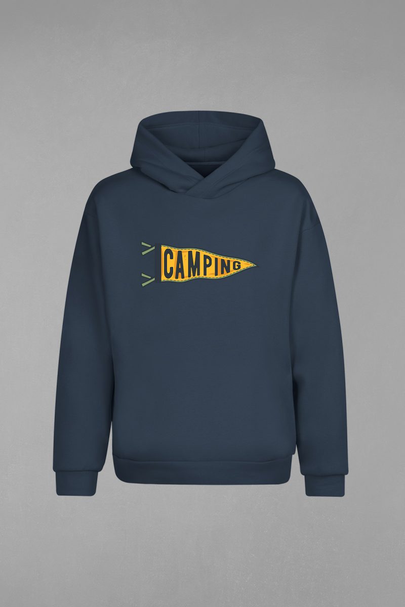 Bandera del Campamento Kapşonlu Sweatshirt