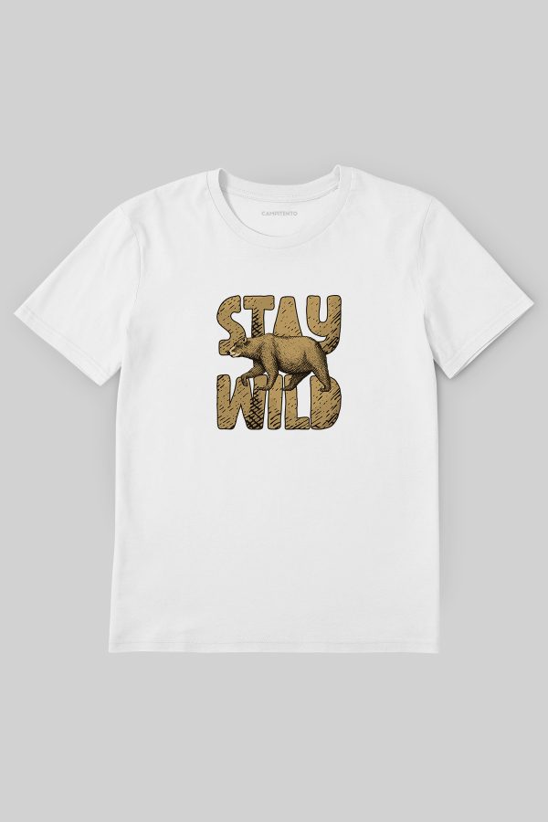 CT-059-Beyaz Stay Wild CT-059
