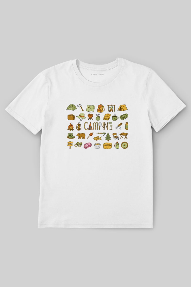 CT-008-Beyaz Kampçı Tişörtü CT-008