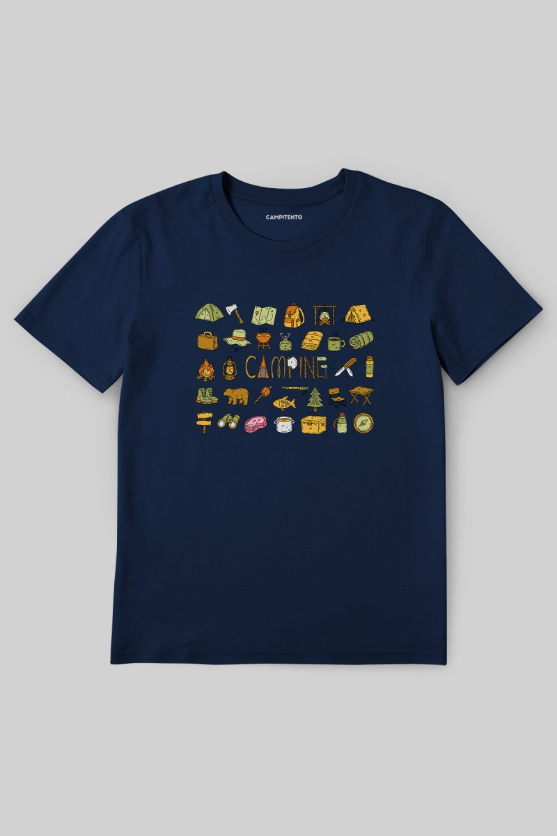 CT-008-Lacivert Kampçı Tişörtü CT-008